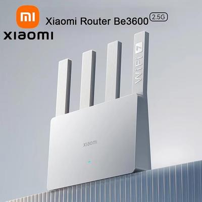 Xiaomi Маршрутизатор BE3600 2.5G 3600 Мбит/с WiFi 7 4-ядерный процессор Qualcomm сетевой порт 2.5G связь IOT