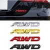3D Металлический Логотип-Эмблема AWD Наклейка на Крыло Багажник Аксессуары Для Honda Civic CRV Subaru Mazda Toyota RAV4 Kia