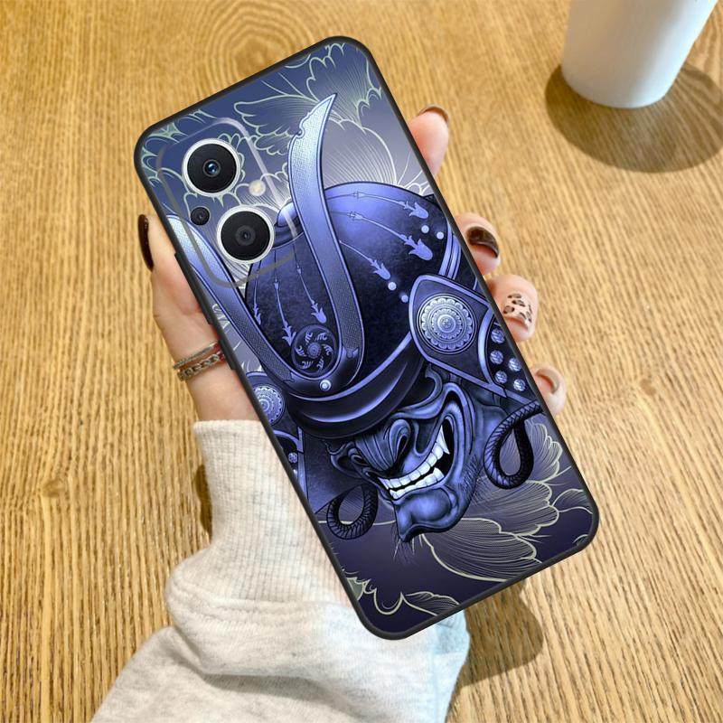 Японский чехол-самурай для OPPO Reno 4Z 5Z 2Z 8T 3 7 Reno 8 4 5 6 Lite Find X2 X3 Lite Neo X5 X6 Pro