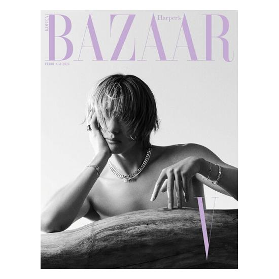 HARPER'S BAZAAR Корея 2024 Февраль, BTS V, K POP, K FASHION, KBEAUTY