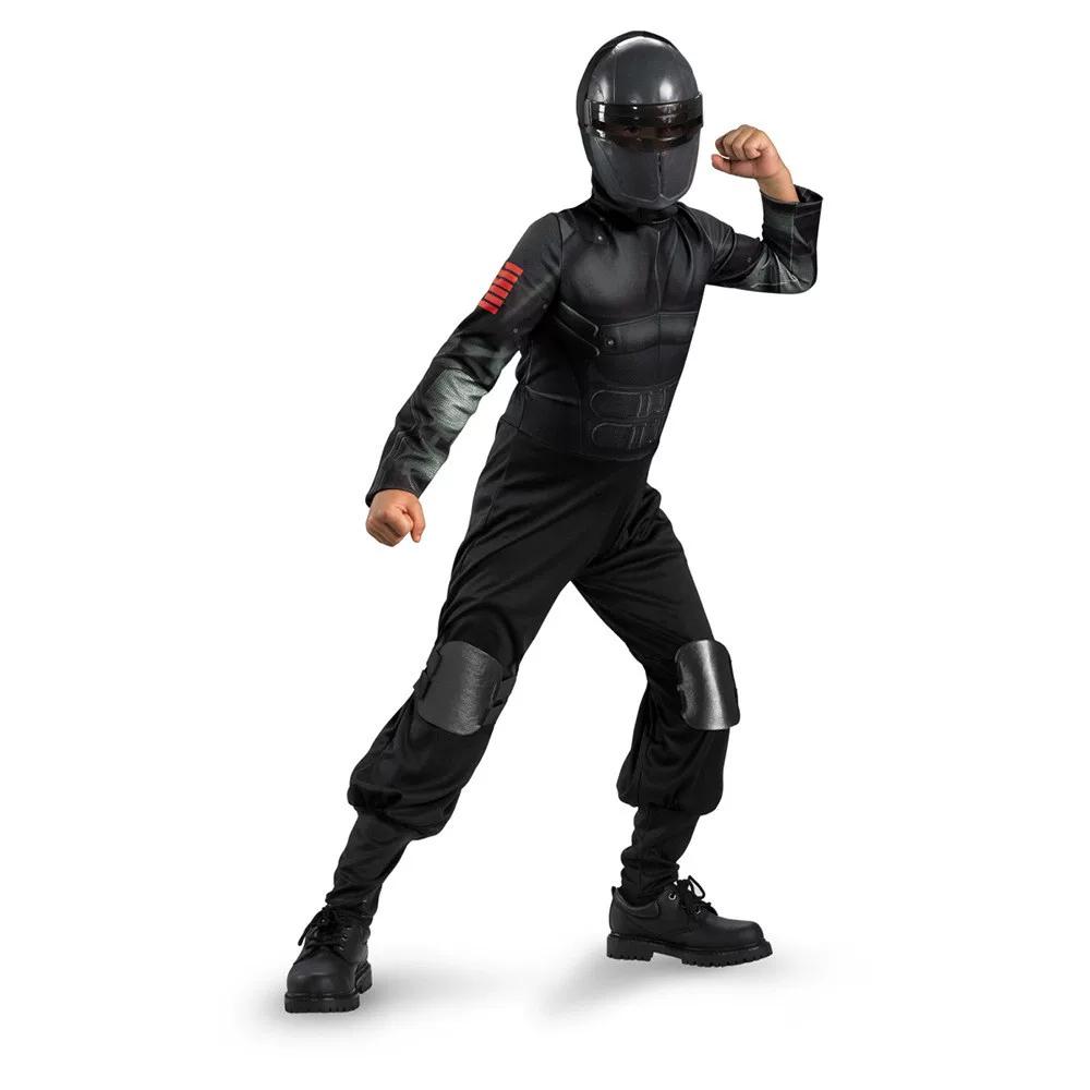 Boys Captain America Muscle Cosplay Outfit, Superhero Halloween Role Play Performance Costume