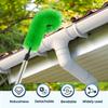 2 In 1 Gutter Cleaning Tools 2.8m Telescopic Gutter Cleaner with 7 Section Pole Reliable Gutter Cleaner Tool for Cleaning Leaves