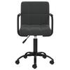 VidaXL Chaises pivotantes de salle à manger 4 pcs Noir Velours