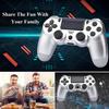 Беспроводной Bluetooth-совместимый геймпад с вибрацией, 6-осевой консольный контроллер, джойстик, совместимый для Ps4
