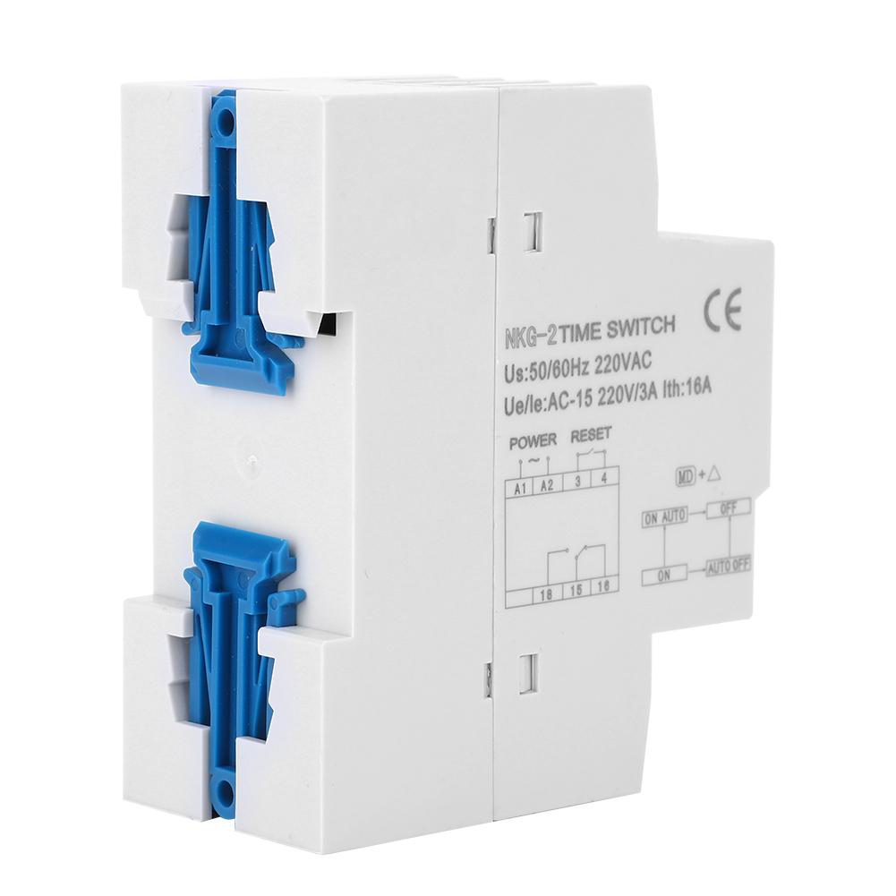 Переключатель контроля времени Тип на DIN-рейку Школа Фабрика Кнопка звонка Реле AC220V 3A