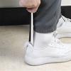 Metal Shoe Horn Ergonomic Design Long Handle Non-deformation for Smooth And Easy Shoe Wear Shoehorn