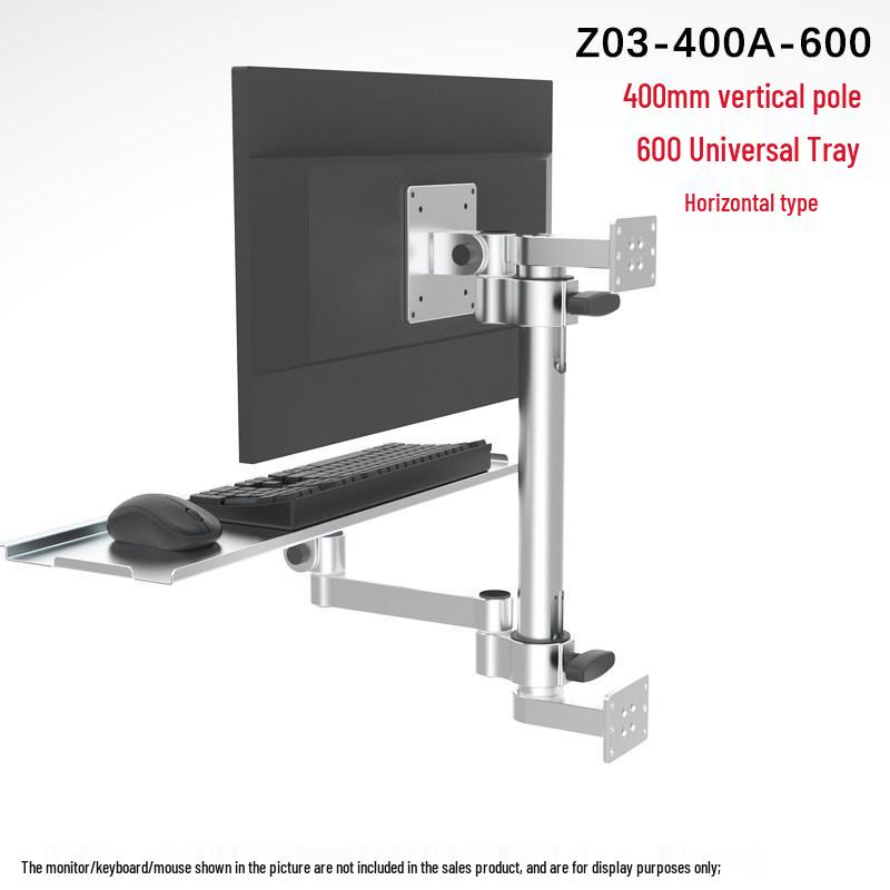 Industrial Wall-Mount Monitor & Keyboard Stand - Aluminum Alloy Mechanical Arm