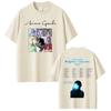 Футболка Арианы Гранде The Eternal Sunshine Tour Мужская и Женская Летняя Хлопковая Одежда Ретро Мода Короткий Рукав