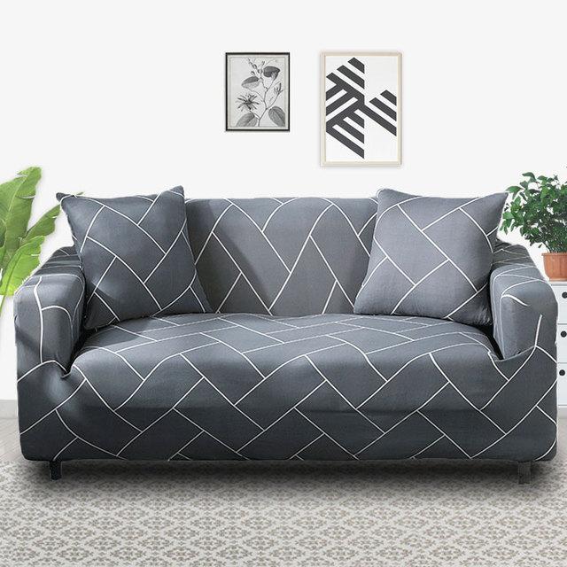 Spandex Sofa Cover Slipcovers Elastic All -Inclusive Couch Case For Different Shape Sofa Loveseat Chair L -Style Sofa Case