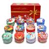 Soy Wax Scented Candle Set With Essential Oils Festive Holiday Gift Home Decor Party Atmosphere Relaxation