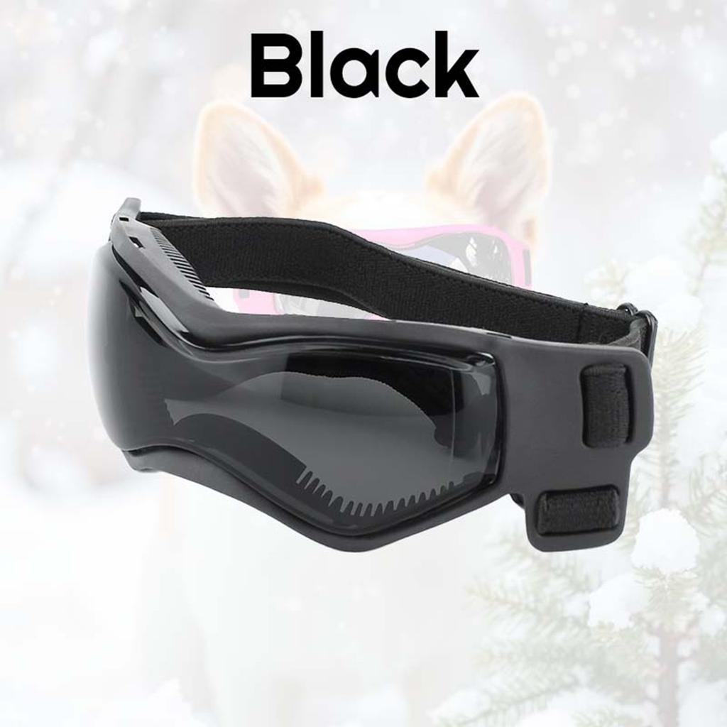 Очки для собак мелких пород, солнцезащитные очки для собак мелких пород, УФ-очки для маленьких собак, для езды на открытом воздухе, вождения, маленькие, черные