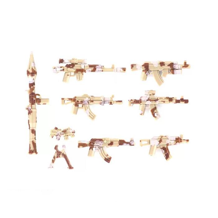 Военная Модель Бронированный Автомобиль SWAT Машина Оружие Армейский Солдат Полиция Бандит Пулемет Строительные Блоки Фигурка Кирпичные Игрушки