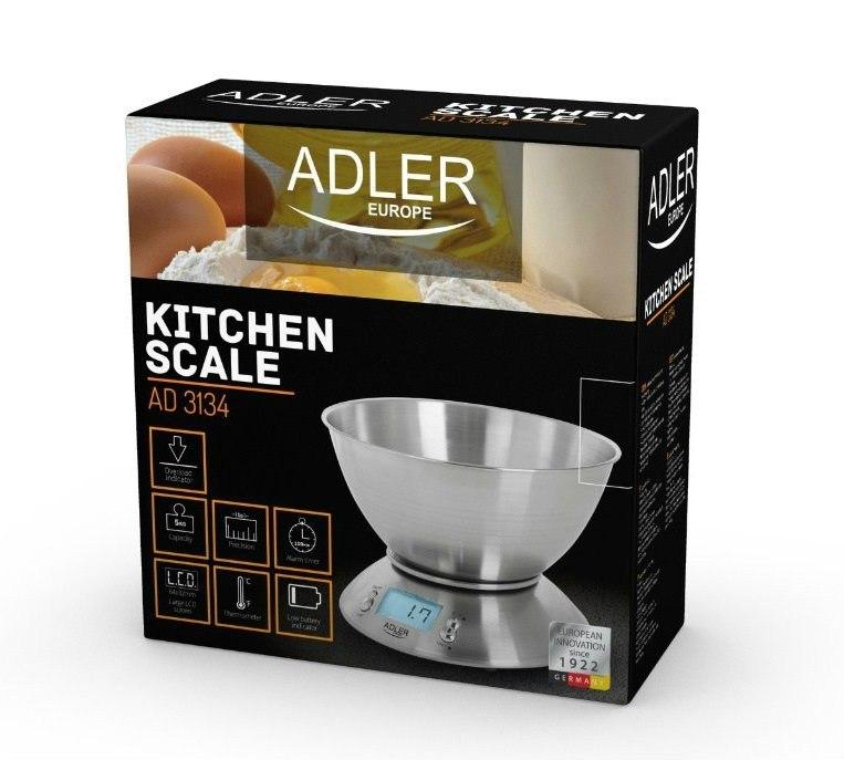 Adler | AD 3134 | Maximum weight (capacity) 5 kg | Made of stainless steel
