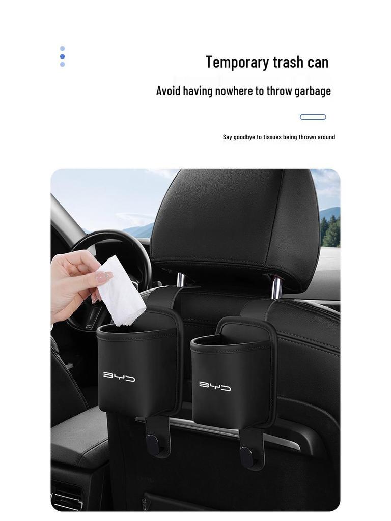 Крючок-держатель для стакана и хранение для моделей BYD: Han, Pro, Dolphin, Song Plus, Yuan EV, Seagull, Seal, Qin DMi