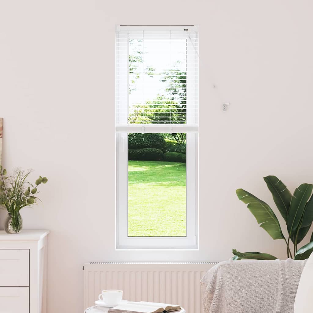 White Aluminum Venetian Blinds 130 x 50 cm