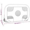 VidaXL Filet de but de football avec cible 120x80x80 cm polyester, filet, filet de cible de football, filet de football 93761