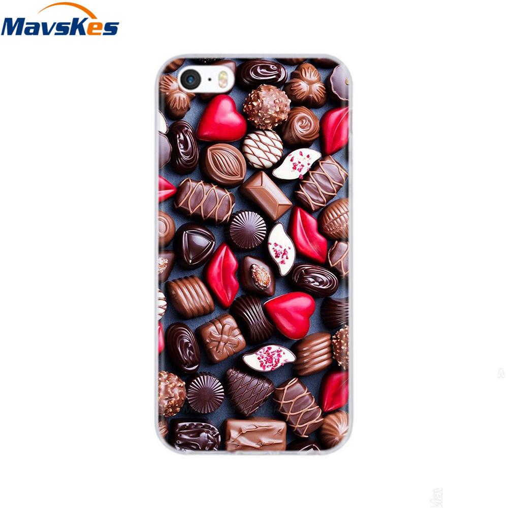 Мягкий чехол из ТПУ для iPhone 4 4s 5 5s SE 6 6s милый мультяшный кот цветок модный силиконовый чехол-бампер для телефона полная защита