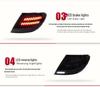 Compatible LED Taillight Assembly with Flowing Turn Signals for 07-14 Mercedes-Benz C-Class W204