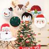 30cm Cartoon Christmas Nutcracker Lantern Santa Elk Hanging Pendants Merry Christmas Decor 2025 DIY Happy New Year Party Lantern