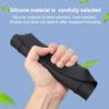 zkfan8 for RIVIAN R1T R1S Secone Row Armrest Storage Box Silicone Car Tray Organizing Tidying Auto Accessories  Black