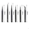 6 Pieces Craft Tweezers Set Precision Nail Decor High Industrial
