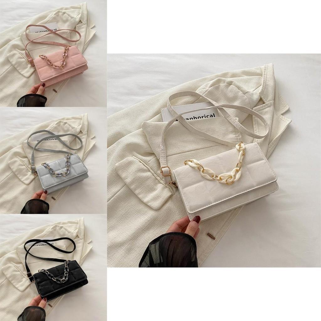 Stylish Mid-soft Pu Leather Crossbody Bag Minimalist Design For Street Fashion