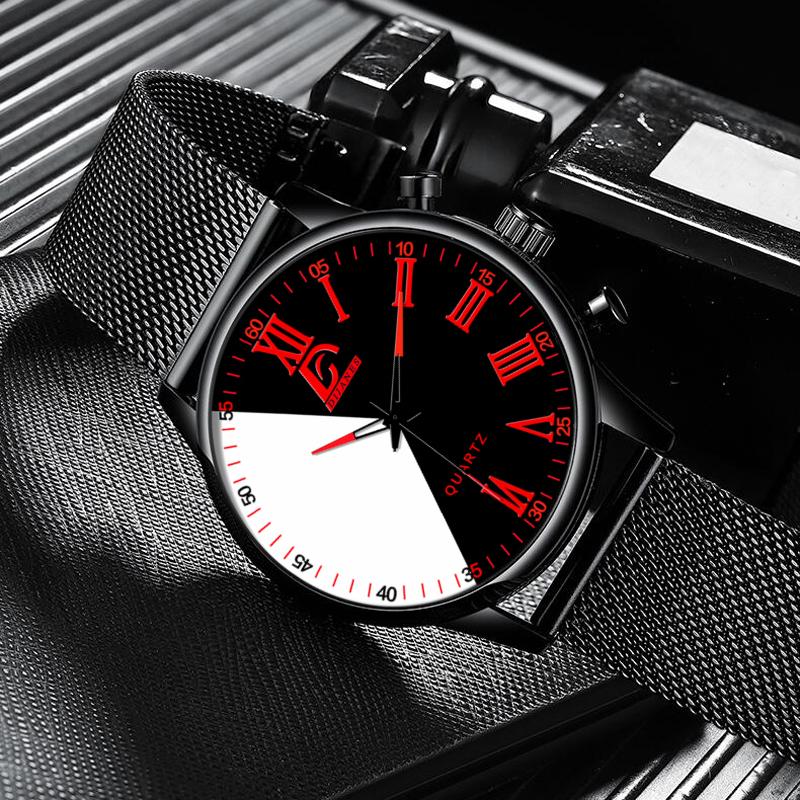 Fashion Mens Watches Casual Quartz Wrist Watch for Men Luxury Business Black Watch Male Clock