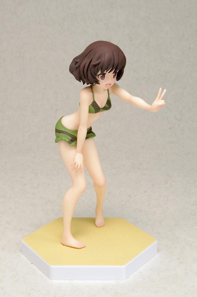 BEACH QUEENS Girls & Panzer Yukari Akiyama 1/10 Scale PVC Painted Finished Figure