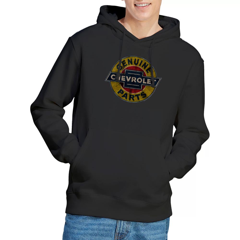 Chevrolet Unisex Adult Genuine Chevy Parts Distressed Hoodie