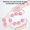 Leg Massage Roller Anti-Cellulite Lymphatic Drainage Deep Tissue Therapy Thighs Arm Back Shoulder Muscle Relaxation Massage Tool with 9 Rollers