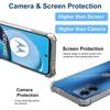 Противоударный чехол Airbag TPU для Motorola Moto G04 G14 G24 Power G34 G54 G84 G13 G23 G53 G73 защитный ультратонкий прозрачный чехол с полной защитой