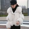 Winter New Women's Imitation Fox Hair Cotton Casual Fashionable Fur Coat Loose and High Quality Imitation Fur Coat
