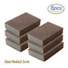1/2/4/6/8Pcs Carborundum Removing Rust Cleaning Brush Descaling Clean Rub for Cooktop Pot Kitchen Sponge