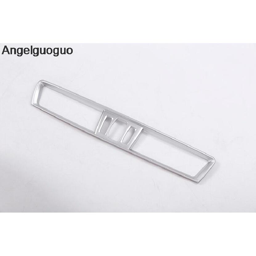 Angelguoguo Автомобильная передняя консоль из АБС-пластика, вентиляционная рамка для кондиционера, крышка розетки переменного тока, накладка для BMW X1 F48 2016