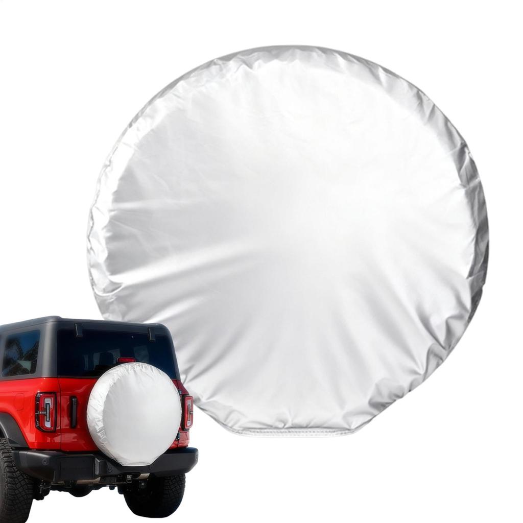 27-31 дюймов Чехол для запасного колеса автомобиля Уличный Солнцезащитный Водонепроницаемый Чехол для запасного колеса Ветрозащитный Крючок Защитный чехол для запасного колеса автомобиля