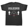 Radio Ham Funny Social Distancing Physical T Shirts Summer Graphic Cotton Streetwear Short Slee