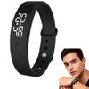 Body Temperature Monitor Silent Wristband Vibration Wake-Up LED Digital Smart Bracelet  School Use