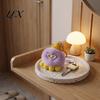 Soft Octopus Keychain Plush Keychain, Fuzzy Stuffed Sea Animal Bag Charm, Hanging Cartoon Accessory Knit Hat with Keyring for Backpacks and