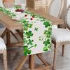 Дорожка для стола на день Св.. Украшение ко Дню Патрика с принтом клевера, легкое в уходе, нескользящее