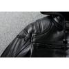 Китайский размер Тяжелая мотоциклетная куртка Club Biker Coat Настоящая коровья кожаная куртка для мужчин Съемный капюшон для верховой езды Мужская кожаная куртка