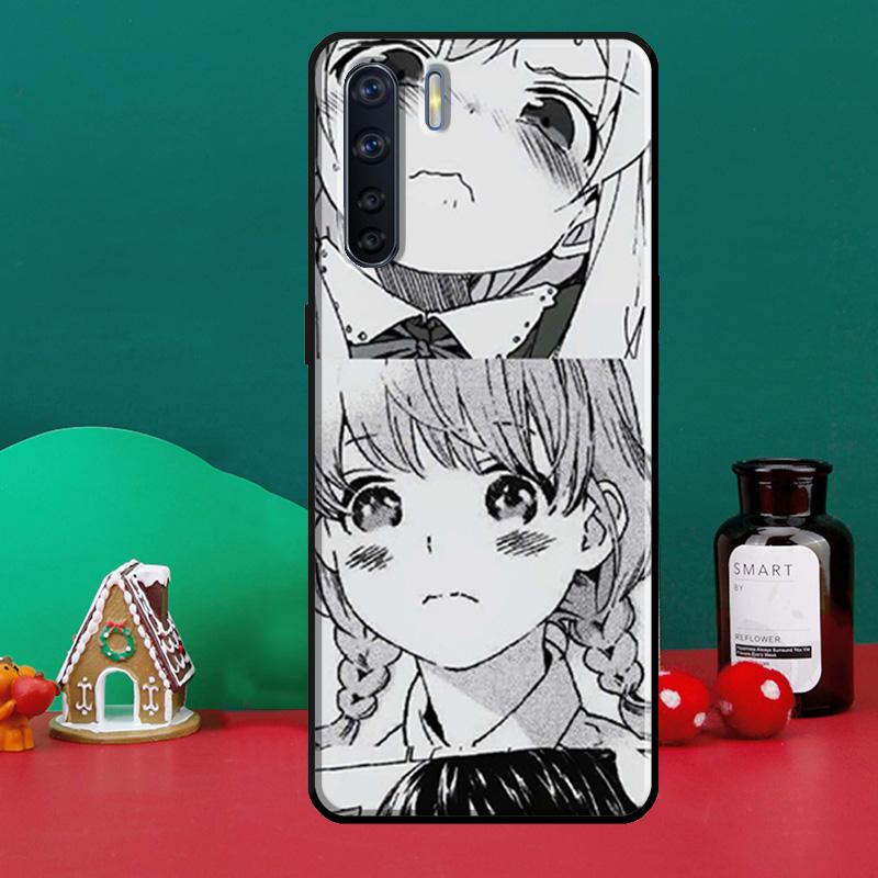 Милый чехол для телефона Kawaii Japan Girls Harajuku для OPPO A15 A83 A91 A93 A1K A3S A5S A52 A72 A54 A74 A94 A31 A5 A9 A53S 2020