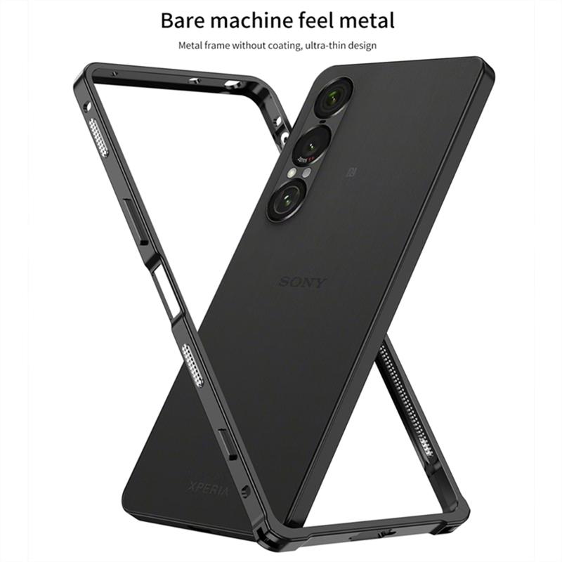 Охлаждающий средний каркасный чехол для Sony Xperia 1 VII 1 VI 5G Металлическая рамка из алюминиевого сплава Чехол для телефона