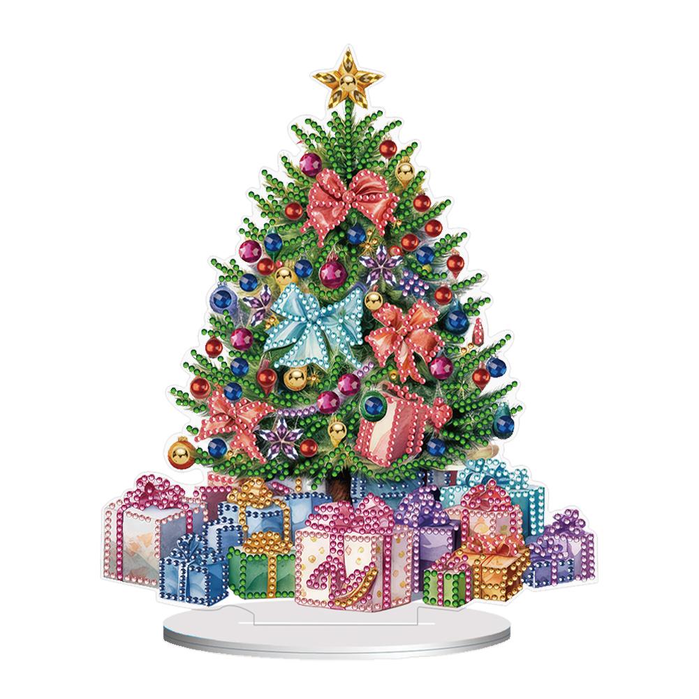 Special Shape Christmas Tree Diamond Painting Tabletop Ornament DIY Diamond Art Table Decor Diamonds Painting Desktop Decoration