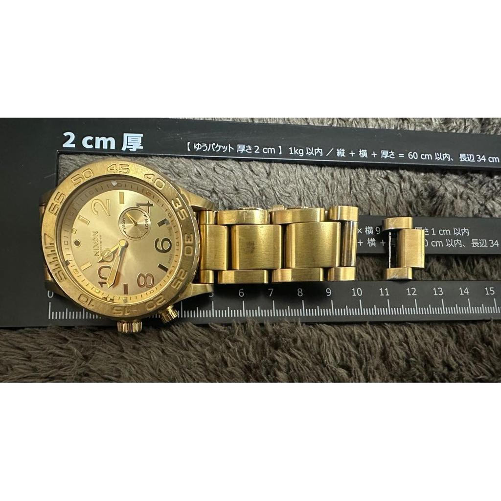 Б/у Nixon minimize 42-20 Nixon 9-каратное золото NIXON часы CHRONO Nixon хронограф