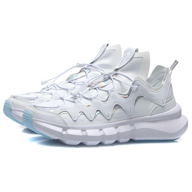 Li-Ning Wudao 2.3 Lite Fabric Synthetic Leather Round Toe Shock Absorbing Non-Slip Wear-Resistant Lightweight Low-Top Retro Basketball Shoes AGBR051-2