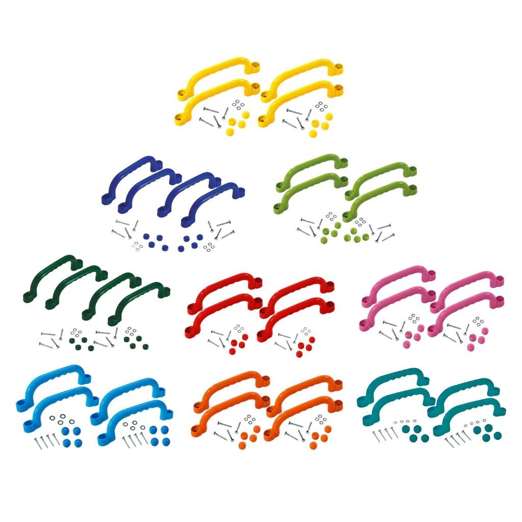 4 Climbing Handles for , Children's Play Area Accessories, Comfortable Non-Slip PP
