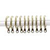 5 Colors Metal Heavy Duty Practical Hanging Hooks Curtain Rings For Curtains Rods Roman circle