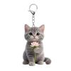 Брелок для ключей 'Кошки', милые кошки, брелки для ключей 'Кошки дзюдо', акриловая плоская 2D подвеска, забавный брелок для женщин, для девушки