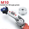 M10 M14 Angle Grinder Conversion Head Durable ABS & Alloy Steel Portable Grinder DIY Woodworking Tool for Sculpting