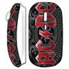 Wireless Mouse - ACDC - White with Red Logo - Wi-Fi USB Key Included - Compatible Mac and PC